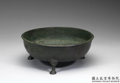 图片[2]-Xi basin with linear pattern and three animal-shaped feet, Six dynasties (220-589 CE)-China Archive